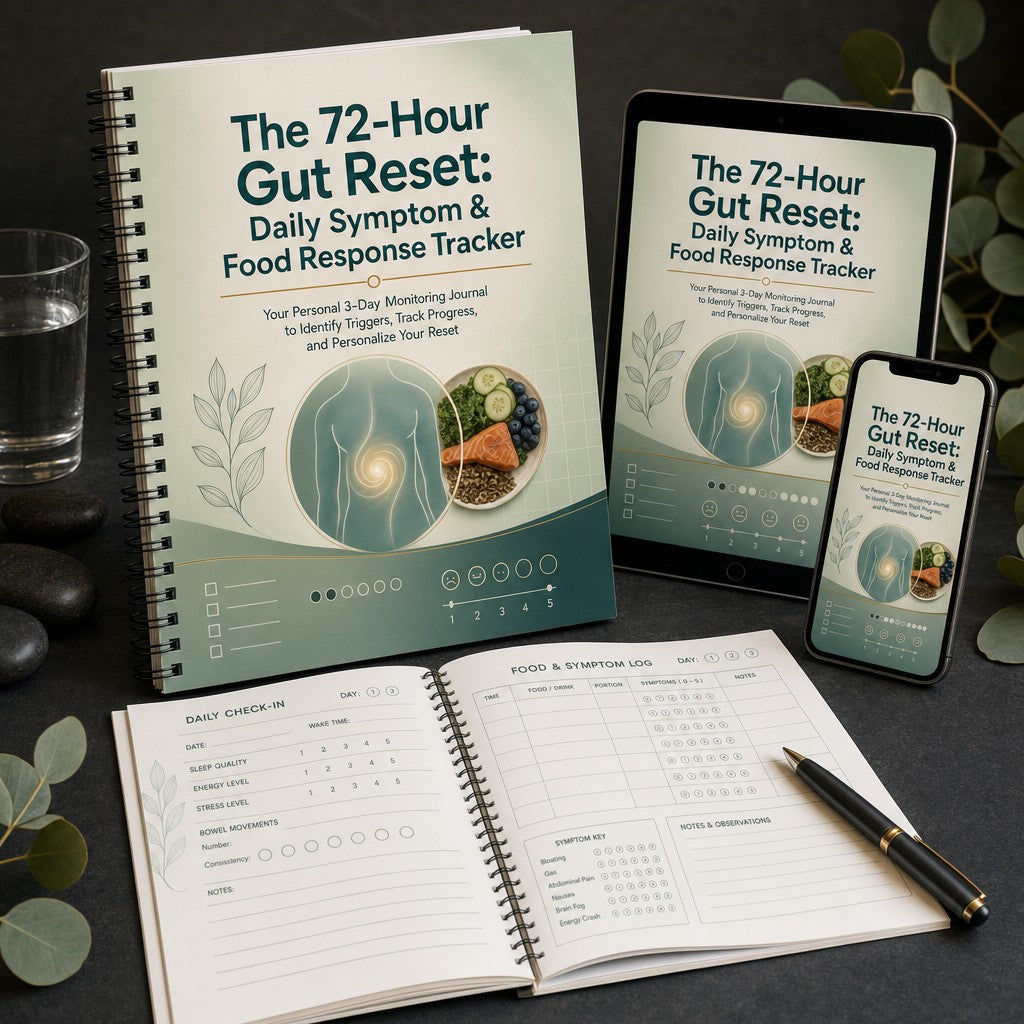 The 72-Hour Gut Reset: Daily Symptom & Food Response Tracker